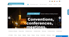 Desktop Screenshot of conferencelithuania.eu