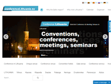 Tablet Screenshot of conferencelithuania.eu